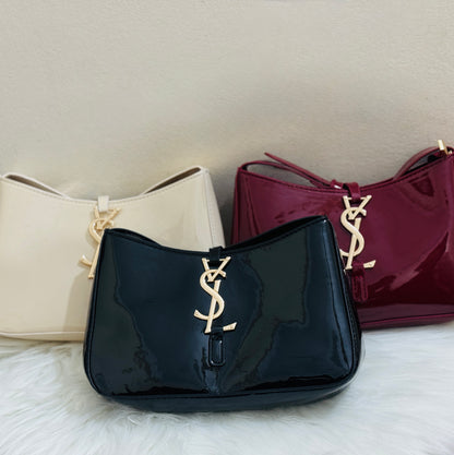 Y$L Premium Glossy Shoulder Bag (Black)