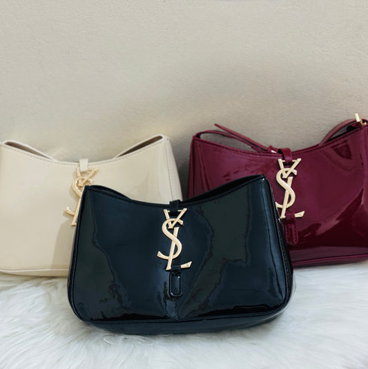 Y$L Premium Glossy Shoulder Bag (Black)