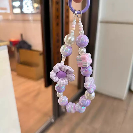 Pinteresty Phone Charm - Purple & Pink