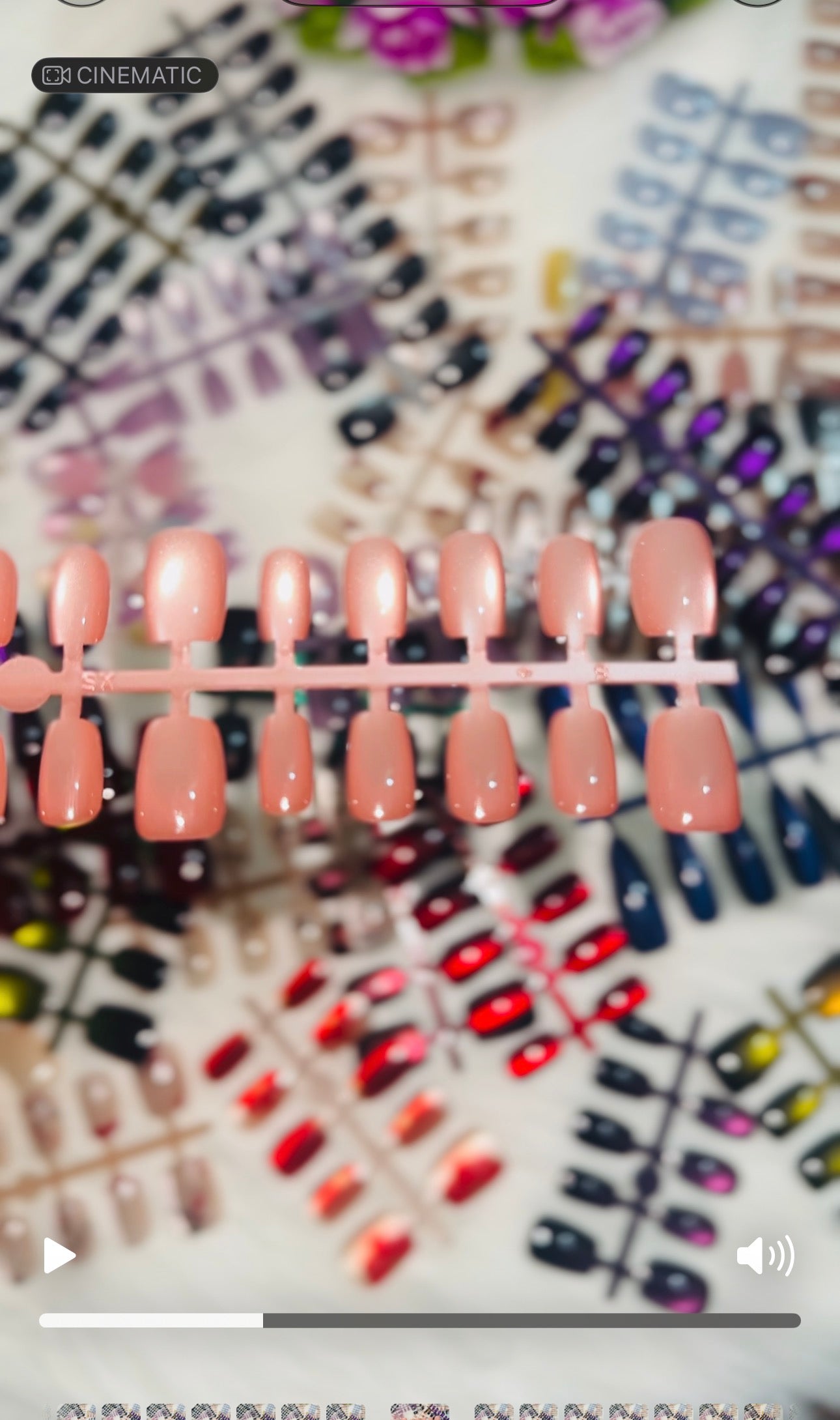 N05 🌸 Nude Pink Gloss Press-On Nails + 24pcs Glue Stickers & Tool Kit