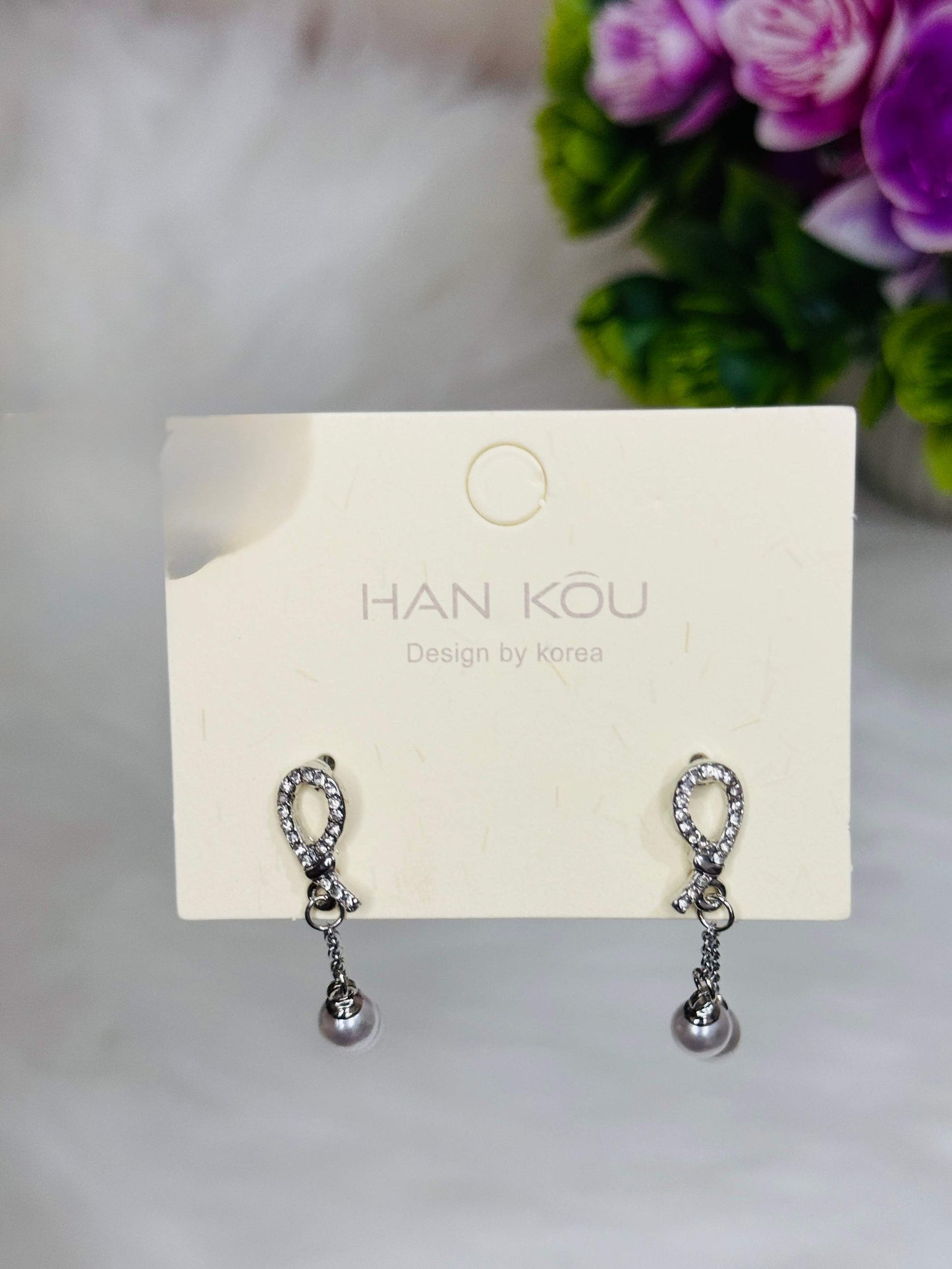 Earring Set 26 – Glitter Petals 🌺