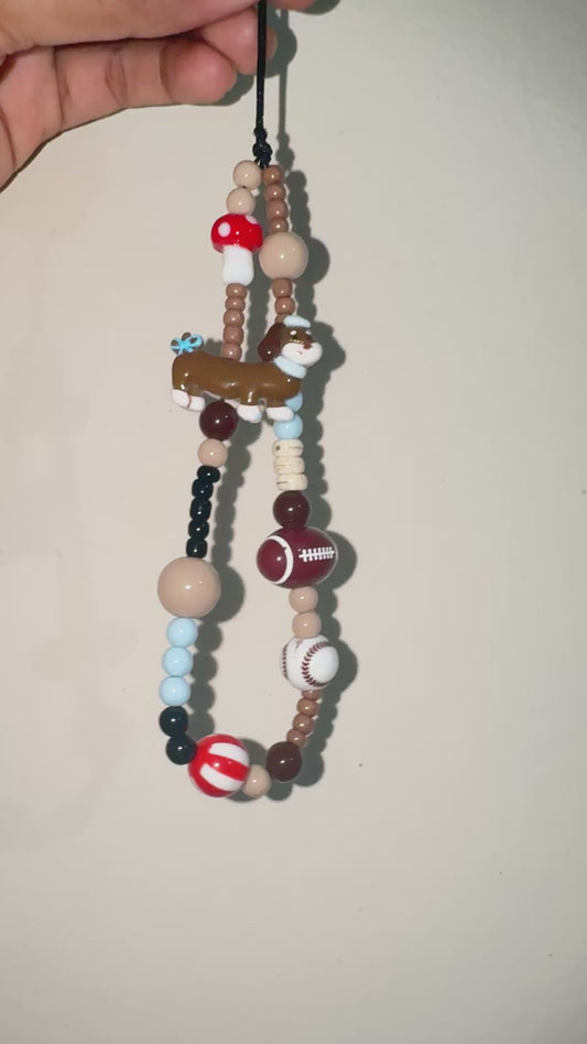 🏈 Gameday Grunge Phone Charm 🏈