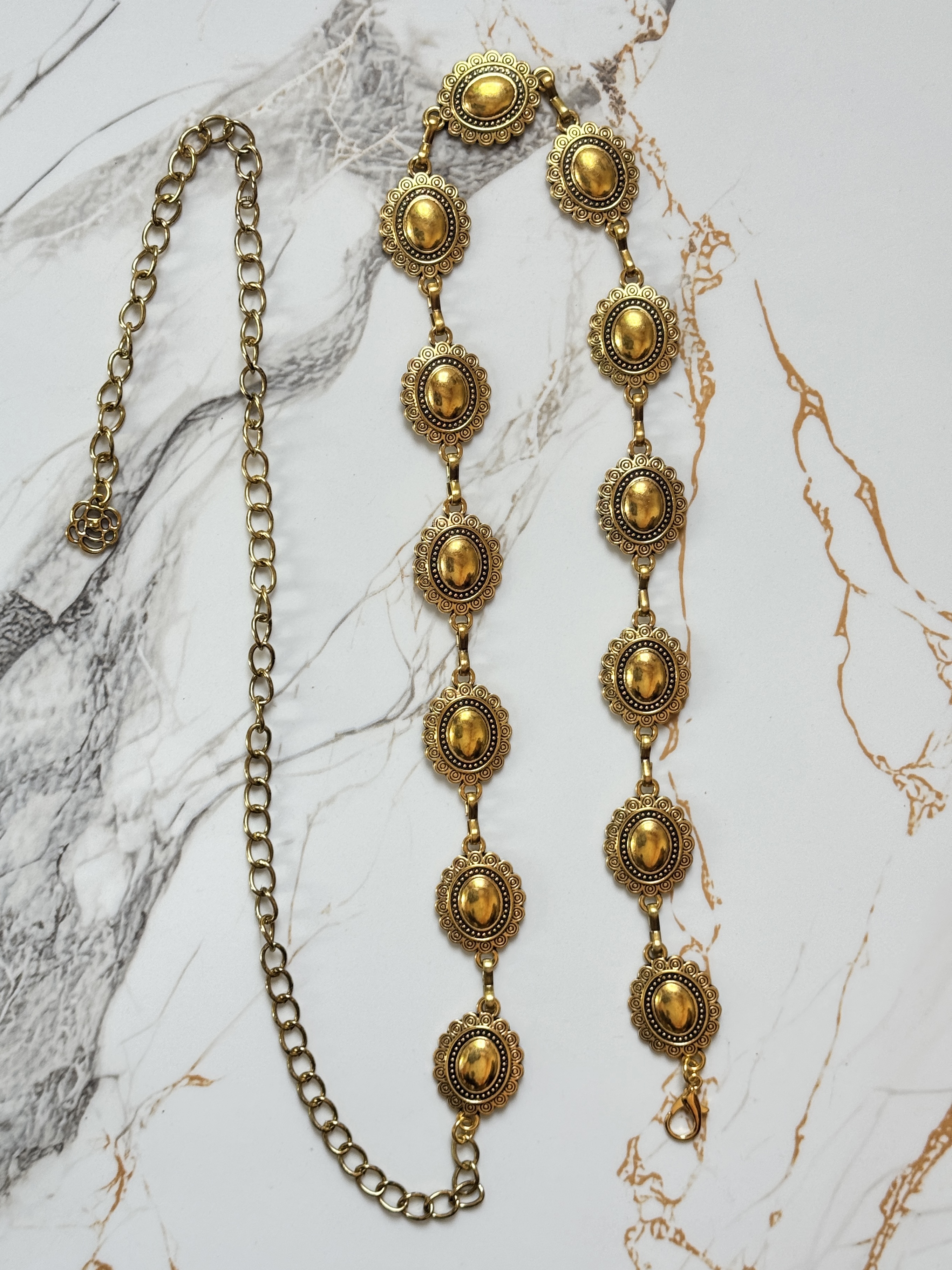 WC9: Pinteresty Round Blocks Waist Chain 💫