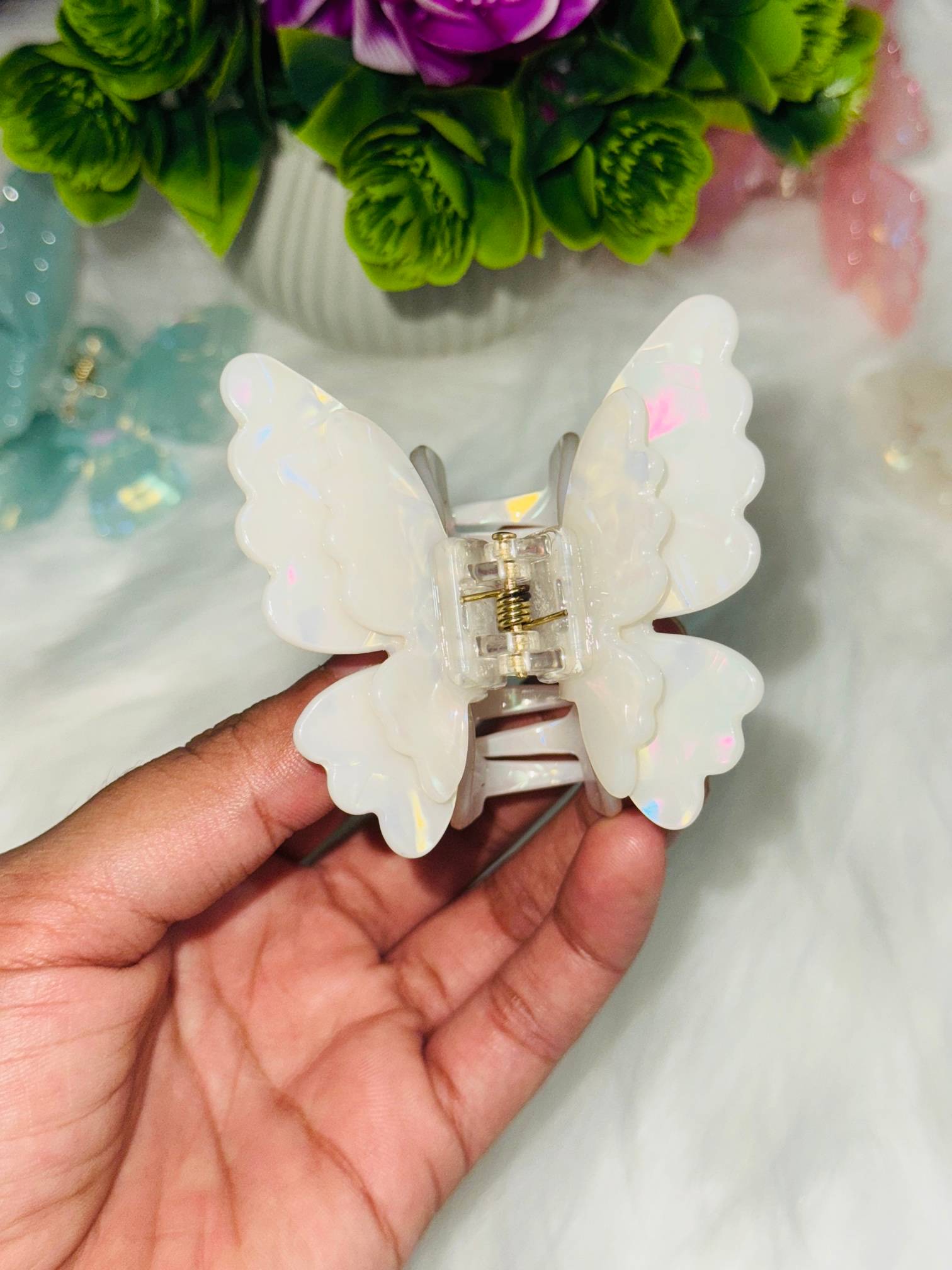 ✨N4. Ethereal Butterfly Hairclaw –  Fairy Wings🧚‍♀️