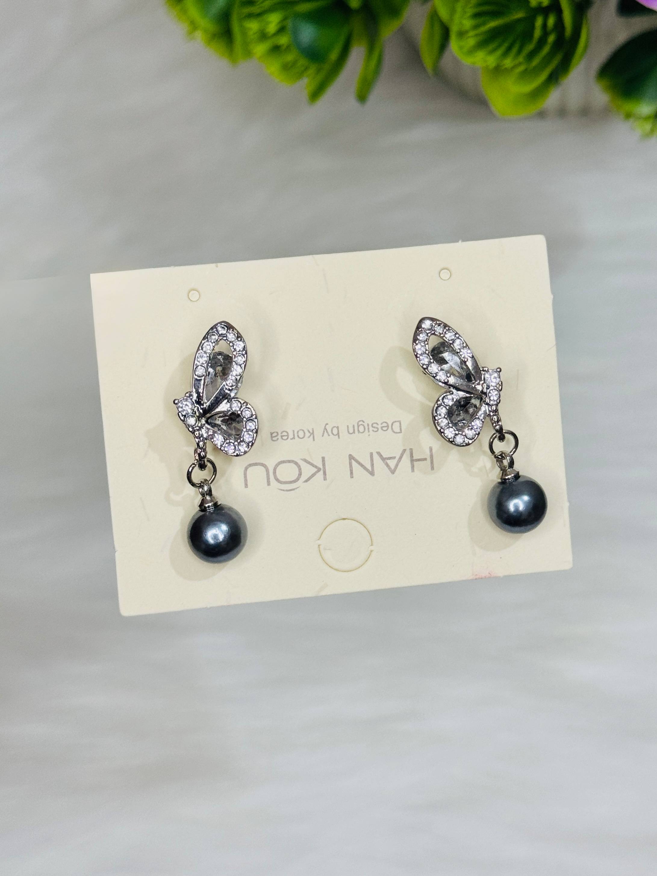 Earring Set 24 - Butterfly Star Dangles ✨